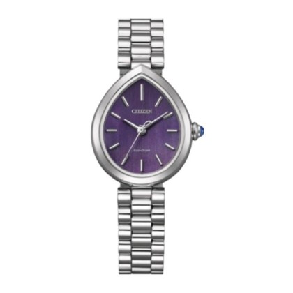 Citizen EM1200-55X Eco-Drive 26.0 x 31.0 mm Stainless Steel Strap Analog Women Watch